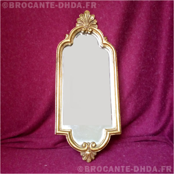 Petit miroir doré